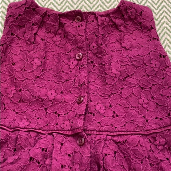 4/$25 Cherokee Lace maroon dress 4t - Picture 4 of 4